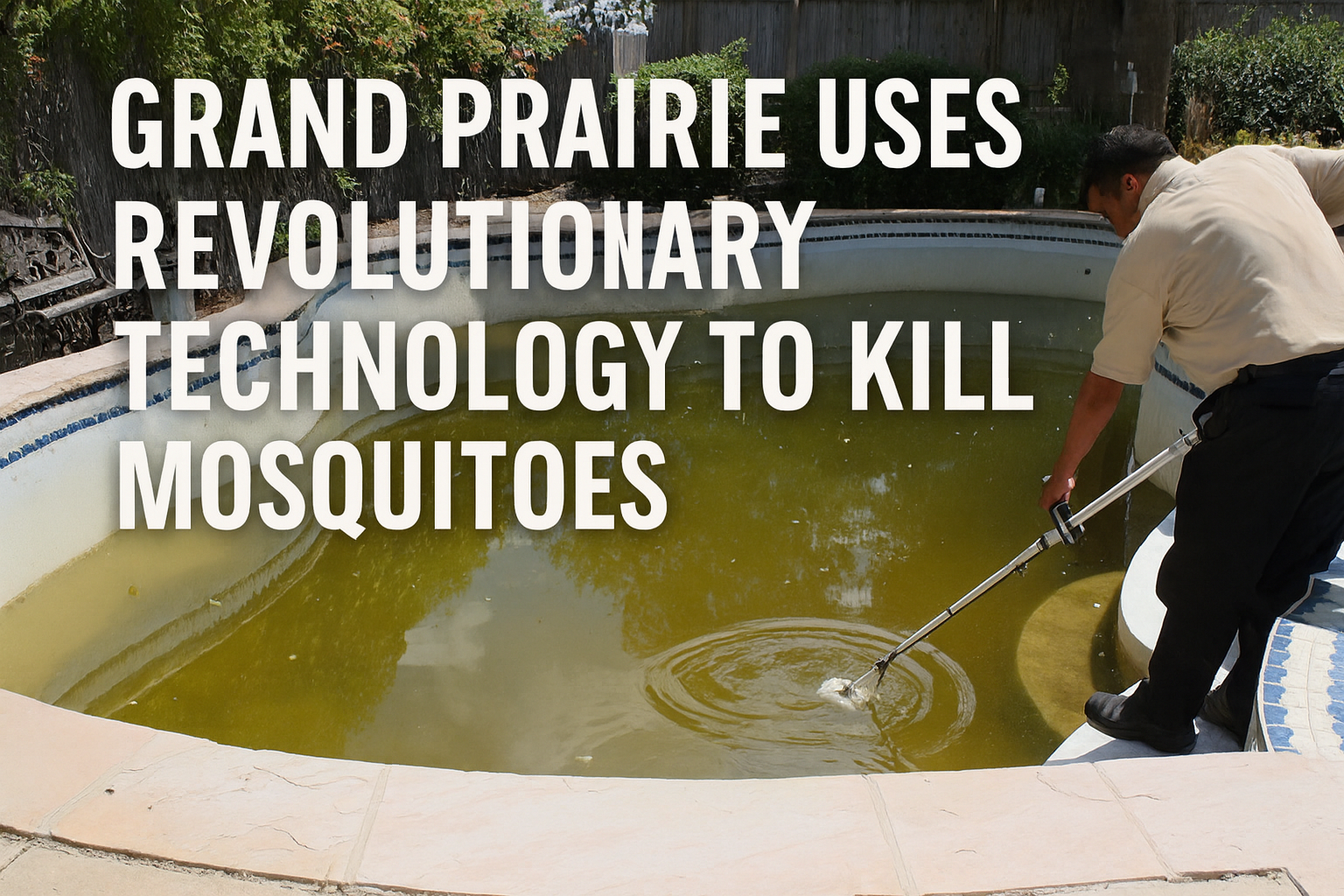 Grand Prairie Uses Revolutionary Technology to Kill Mosquitoes