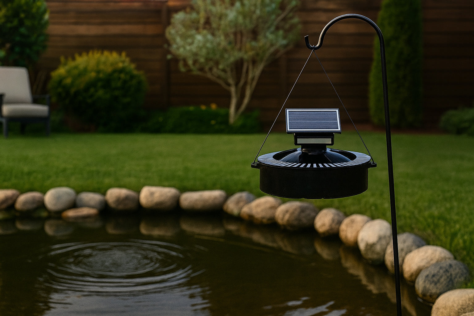 SIRENIX device in outdoor setting with solar option